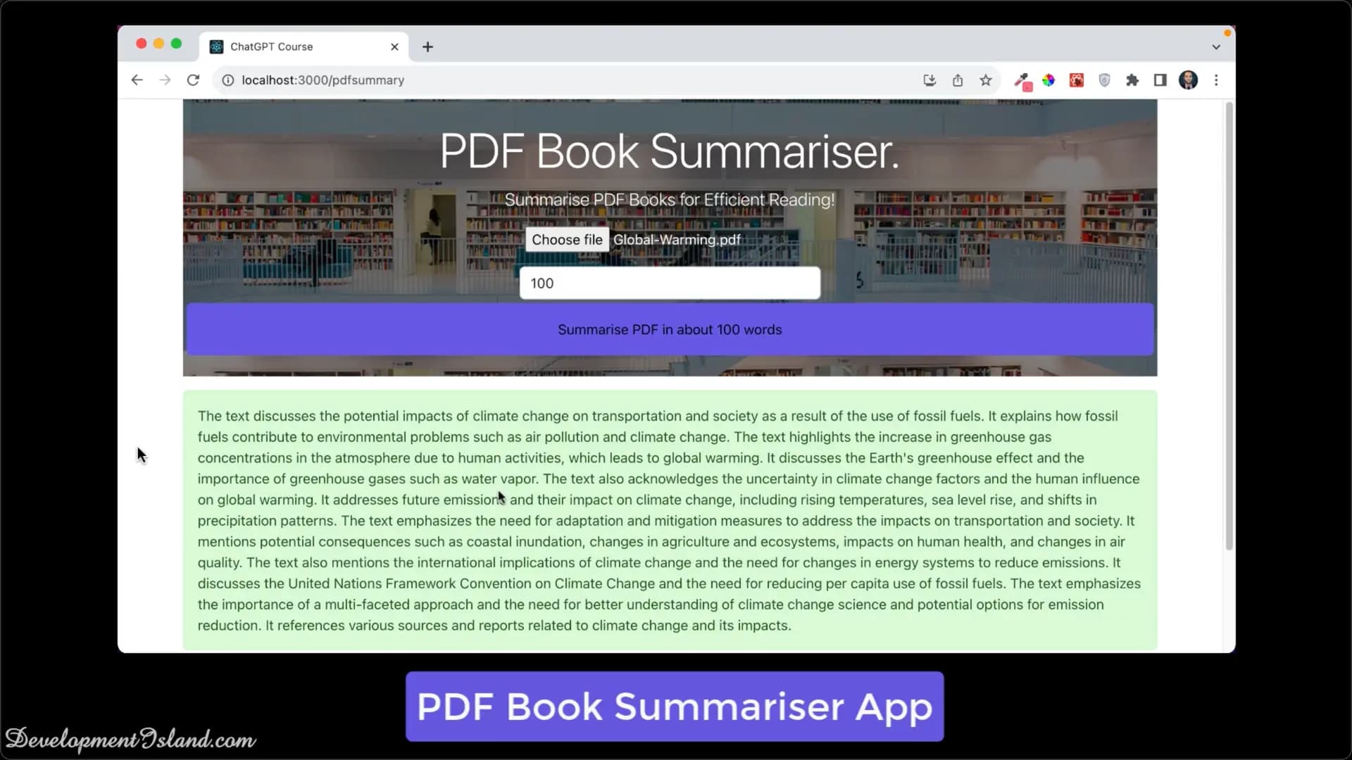 DocuMind: PDF Book Summariser