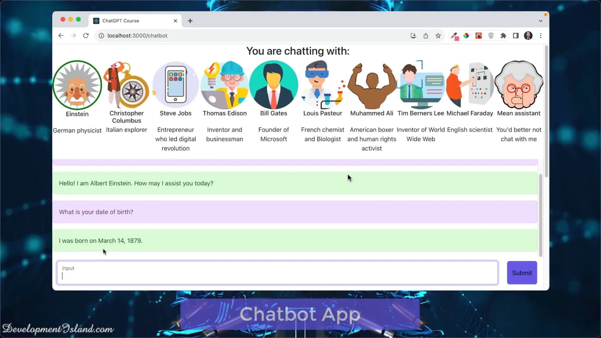 TimeTraveler: Persona Chatbot