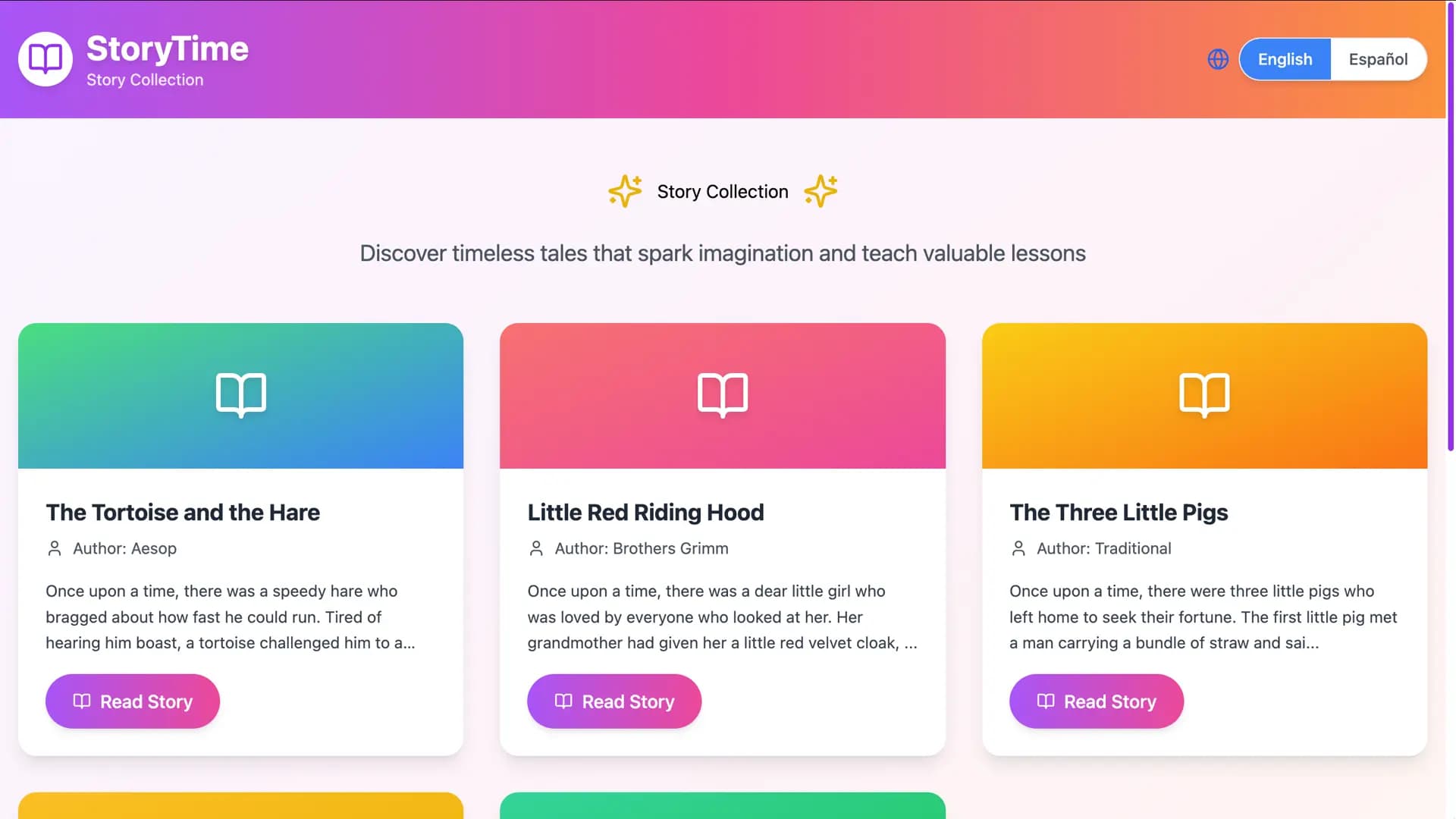 Story Collection App