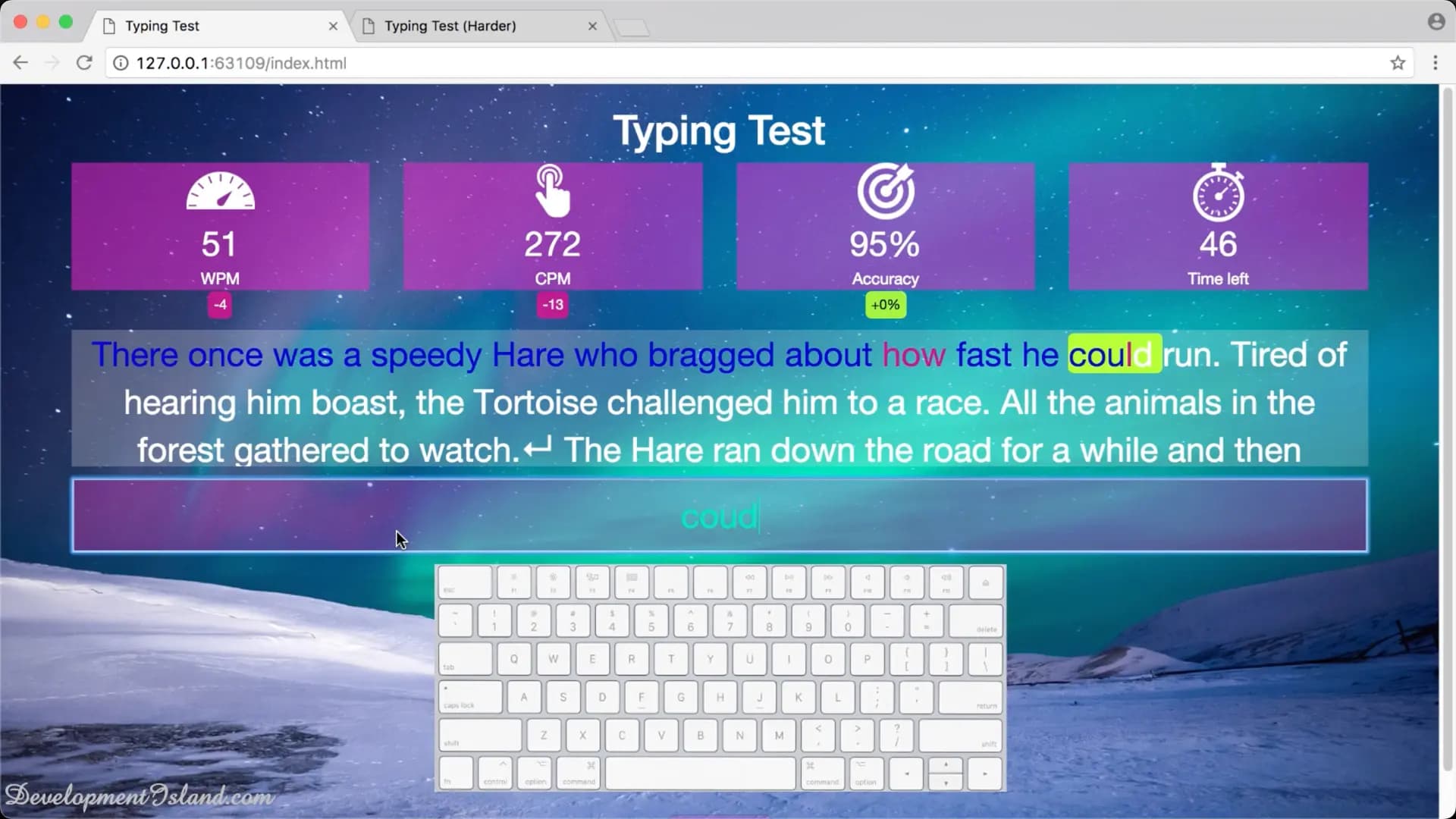 Professional Typing Test